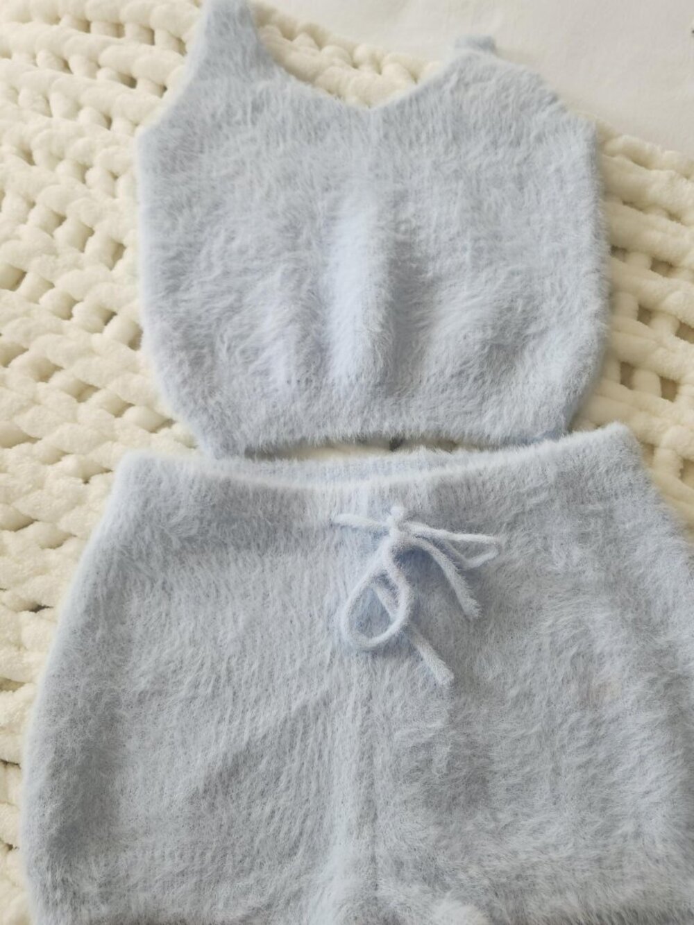Baby Blue Leisure short and tank set